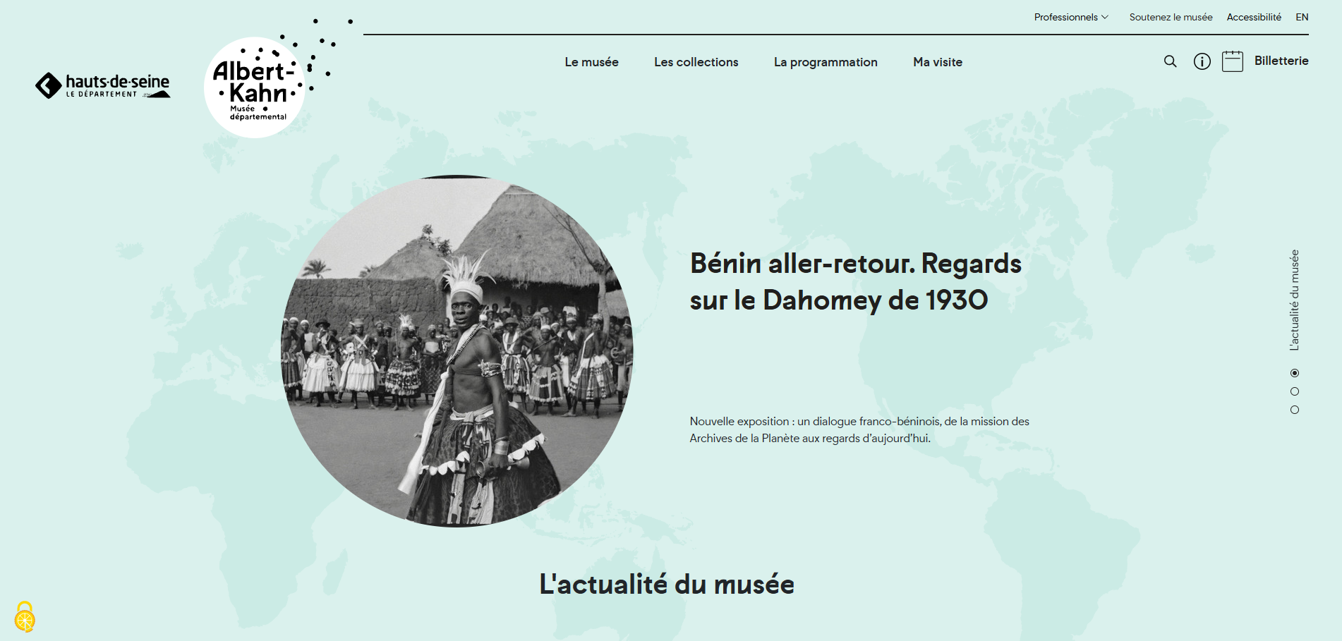 Aperçu du site Albert Khan