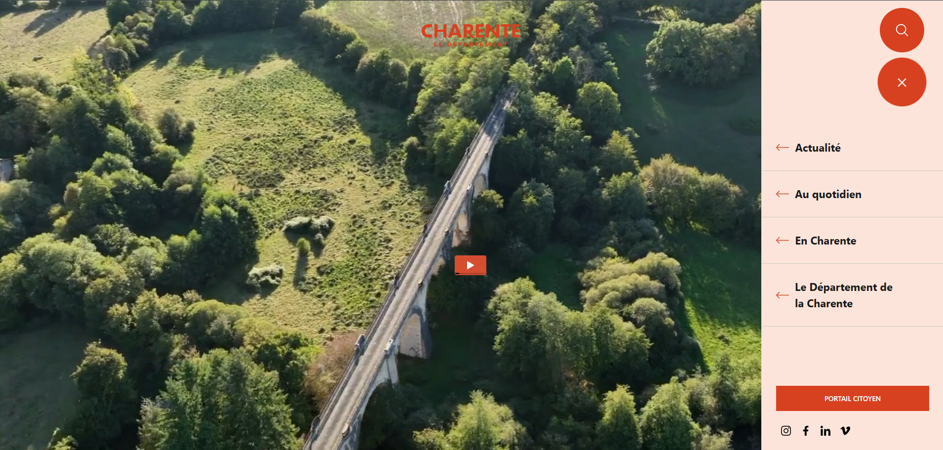 Aperçu du site Charente