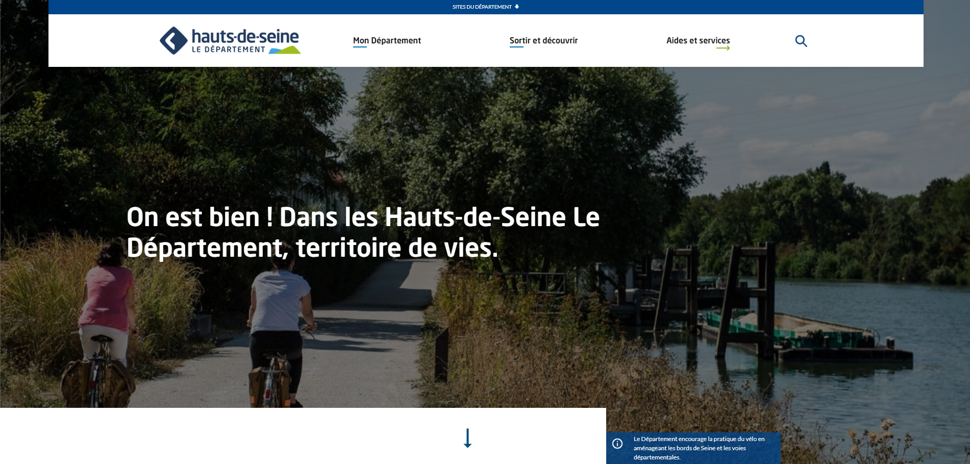 Aperçu du site Portal Haut de Seine
