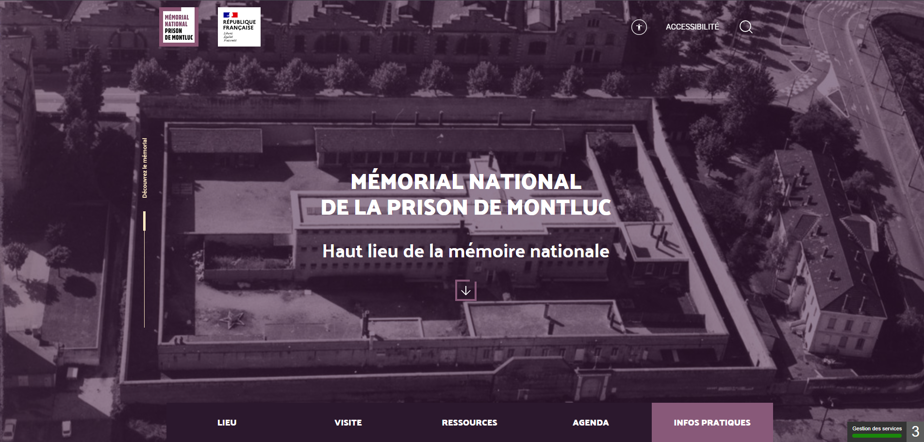 Aperçu du site Prison de Monluc